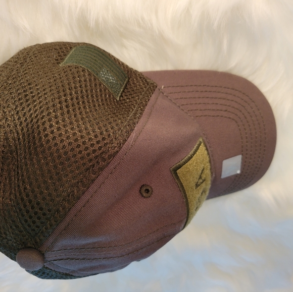 Brown and Green USA Mens Cap - Picture 4 of 9